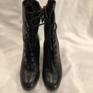 Franco Sarto Black Ankle Booties